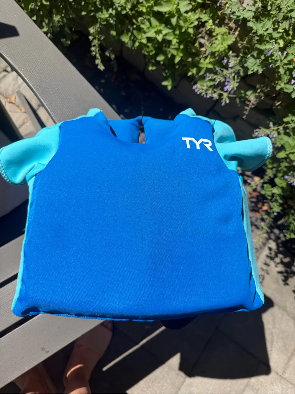TYR Kids Blue and Aqua Swim life Vest